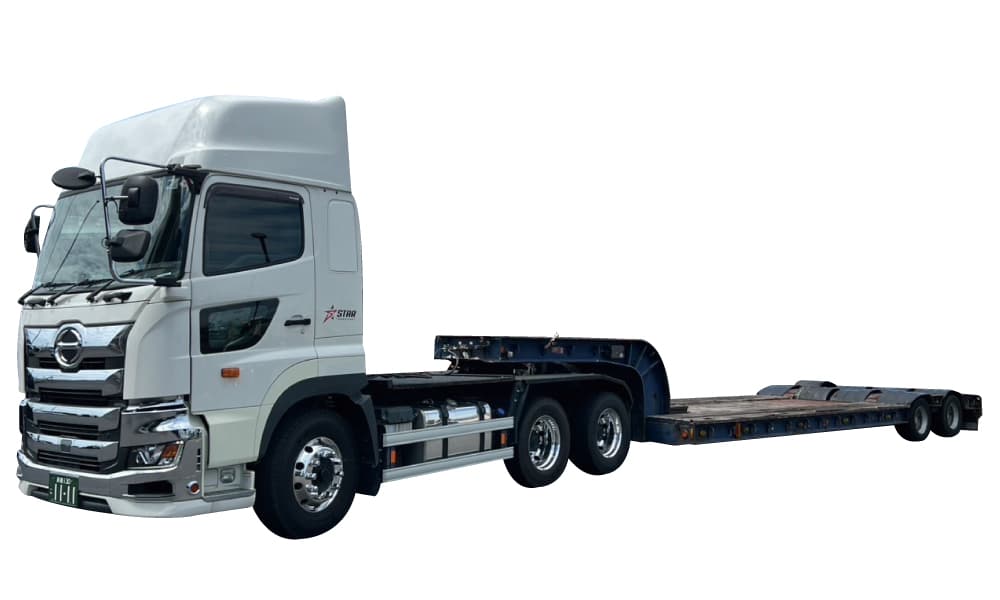 大型低床トレーラー